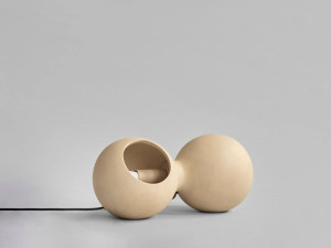 Керамическая настольная лампа