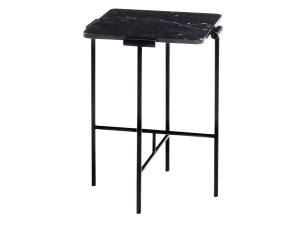 Высокий квадратный мраморный журнальный столик