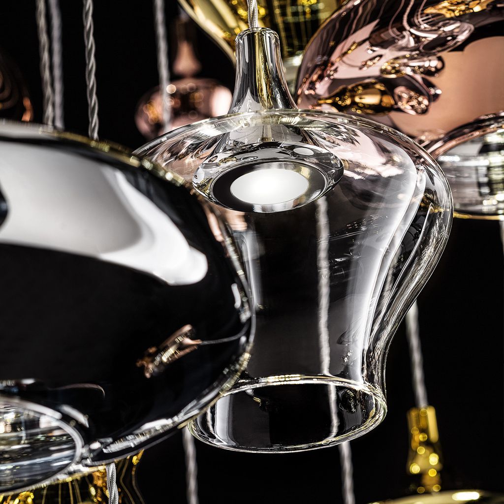 Studio Italia Design Nostalgia 154005 SO2 crystal подвесной светильник прозрачный 106862 - Вид №1