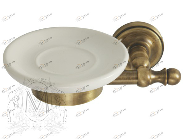 Мыльница MIGLIORE Mirella ML.MRL-M061.BR - бронза 