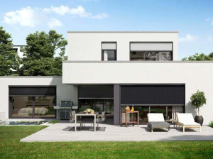 Навес с откидной крышкой с боковыми направляющими