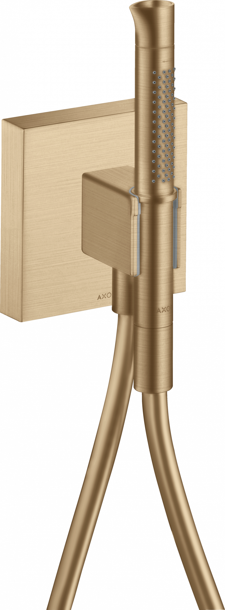 12232140 Портер 120/120 с ручным душем с дубинкой 2jet и душевым шлангом AXOR STARCK ORGANIC