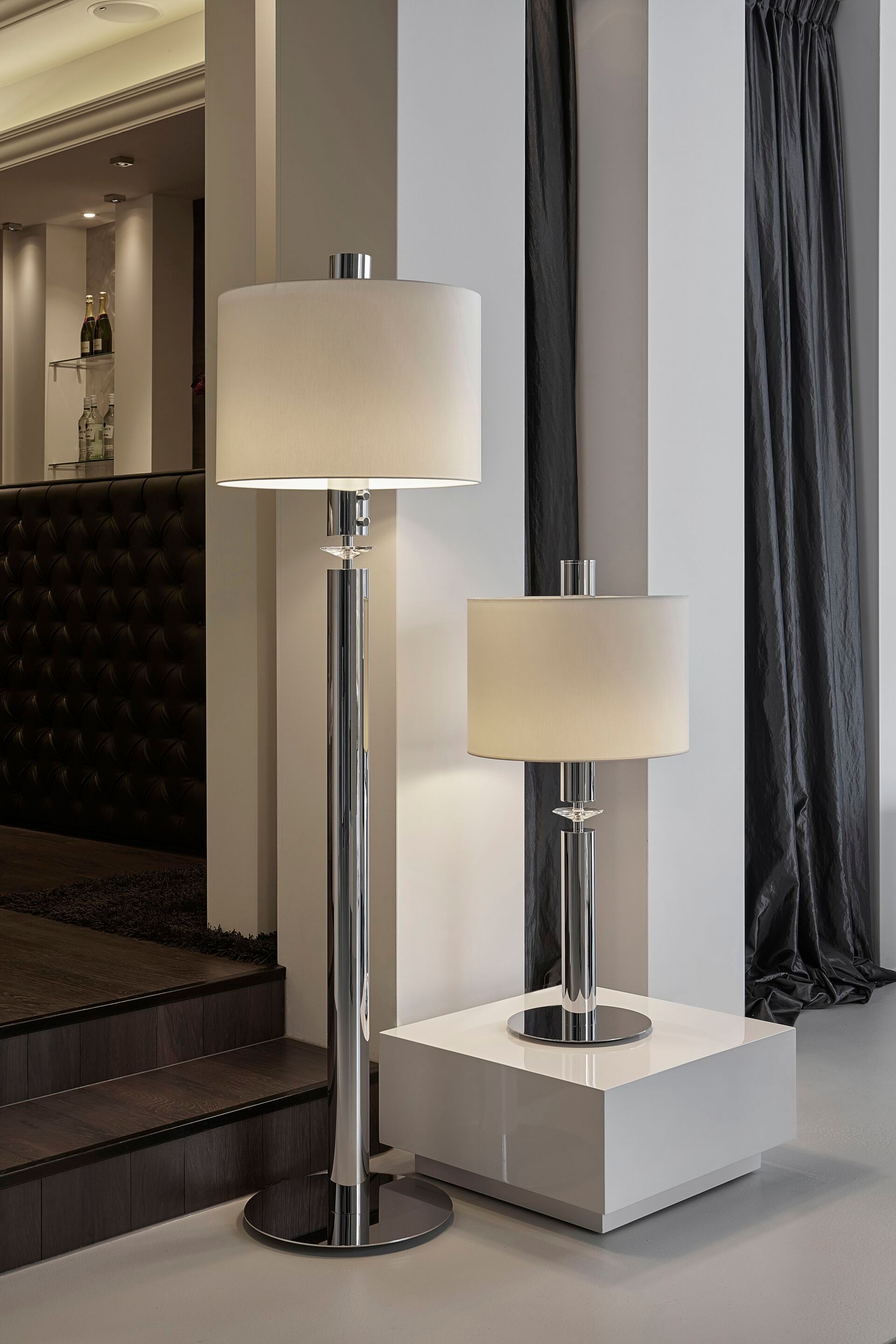 Металлический торшер с кристаллами ILFARI ARCH-00040365 - Вид №1