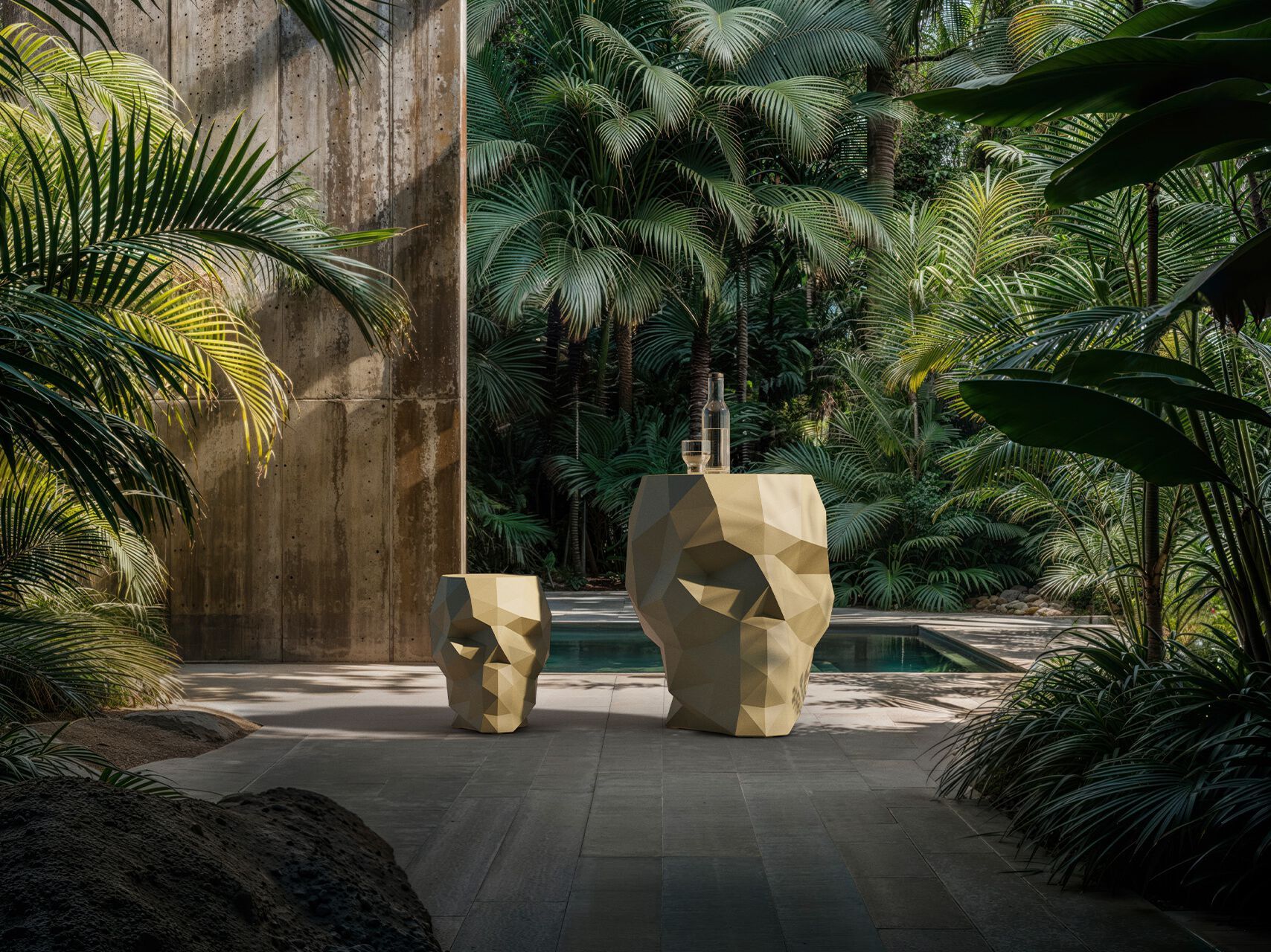 Полиэтиленовый садовый стул Vondom череп ARCH-00039314 - Вид №2