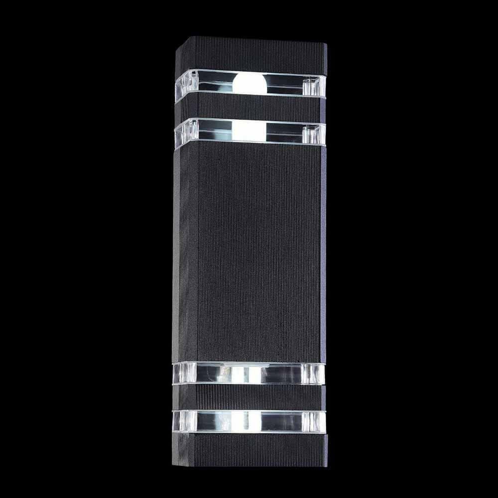 Уличный настенный светильник двойной чёрный Maytoni Unter den Linden O578WL-02B MAYTONI UNTER DEN LINDEN 00-3897863 Черный  - Вид №2