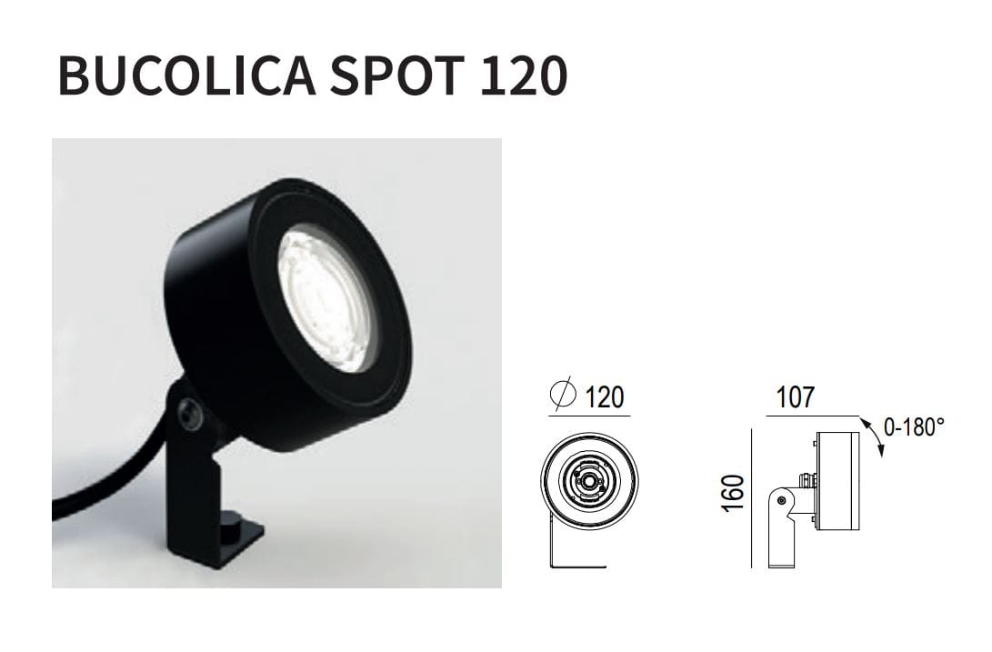 Регулируемый алюминиевый светодиодный прожектор Lucifero's буколический ARCH-00119469 - Вид №4