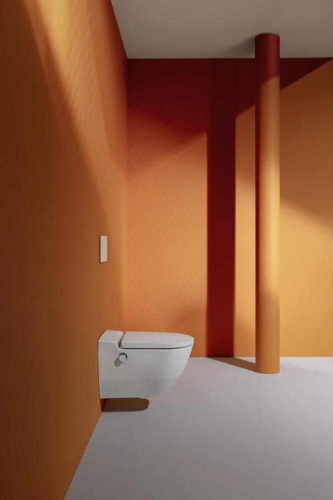 H8206014000001 Подвесной унитаз-биде, безободковый rimless, включает в комплект съемное сиденье с крышкой с механизмом "мягкое закрывание" LAUFEN PRO - Вид №20