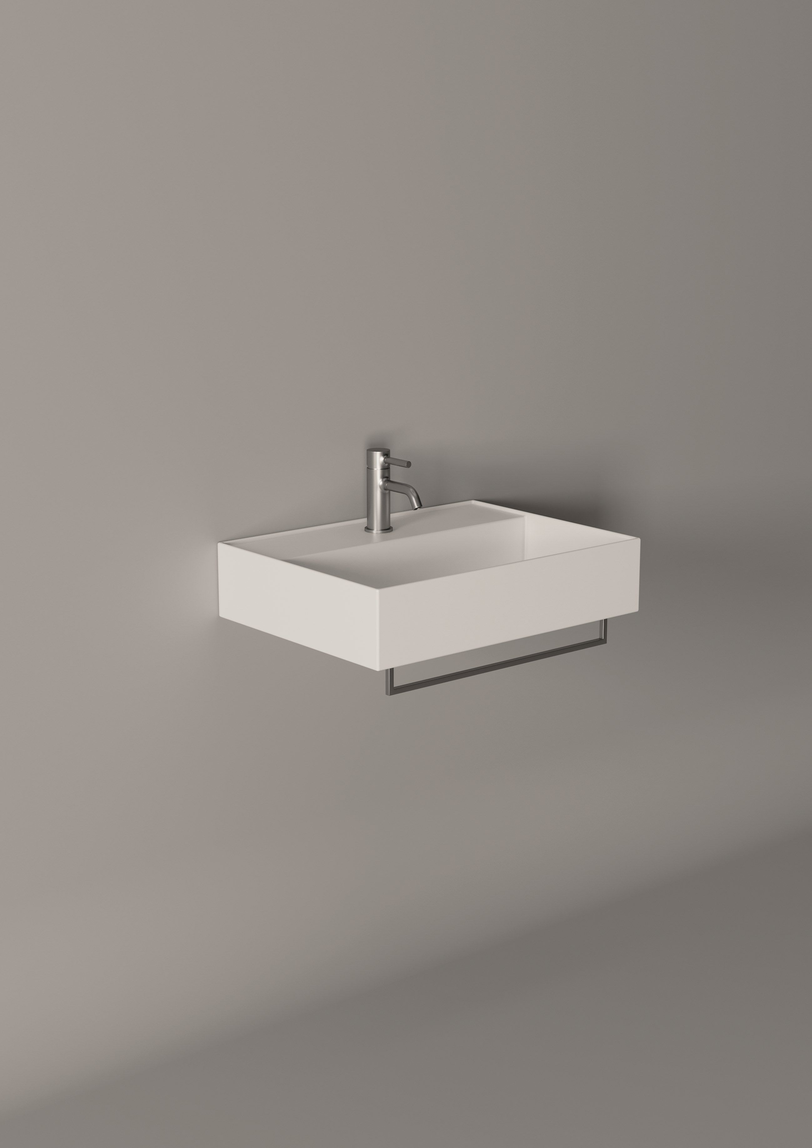 Керамическая прямоугольная подвесная раковина Alice Ceramica HIDE ARCH-00151886 - Вид №2