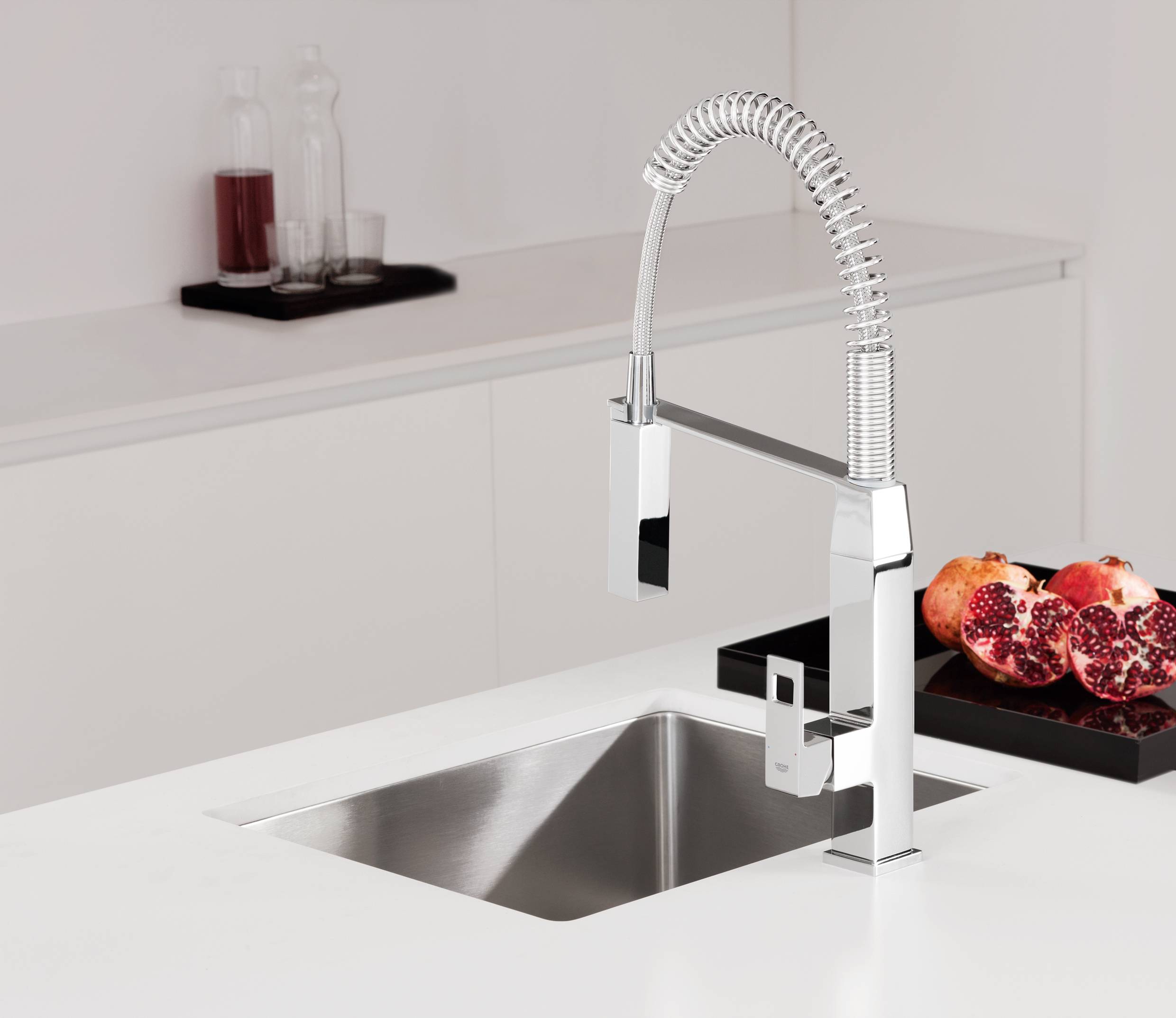 Смеситель для кухни GROHE Eurocube профессиональный, хром (31395000) - Вид №3