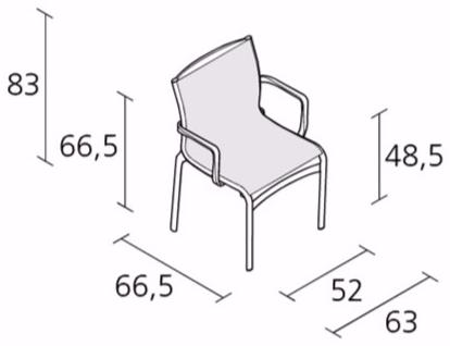 Alias Стул складной с подлокотниками Frame xl sun-id-1453786 - Вид №3