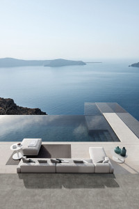 2-местный тканевый садовый диван