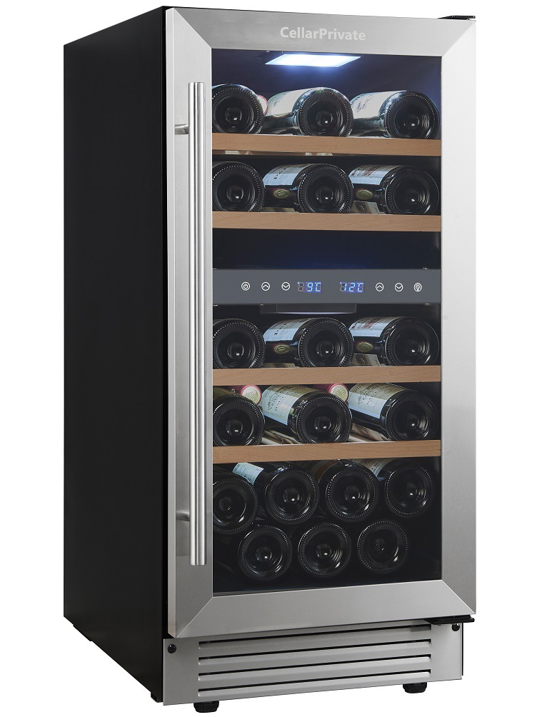 9943159 Винный шкаф Cellar Private CP027-2T серебристый STDN-0137301 - Вид №4