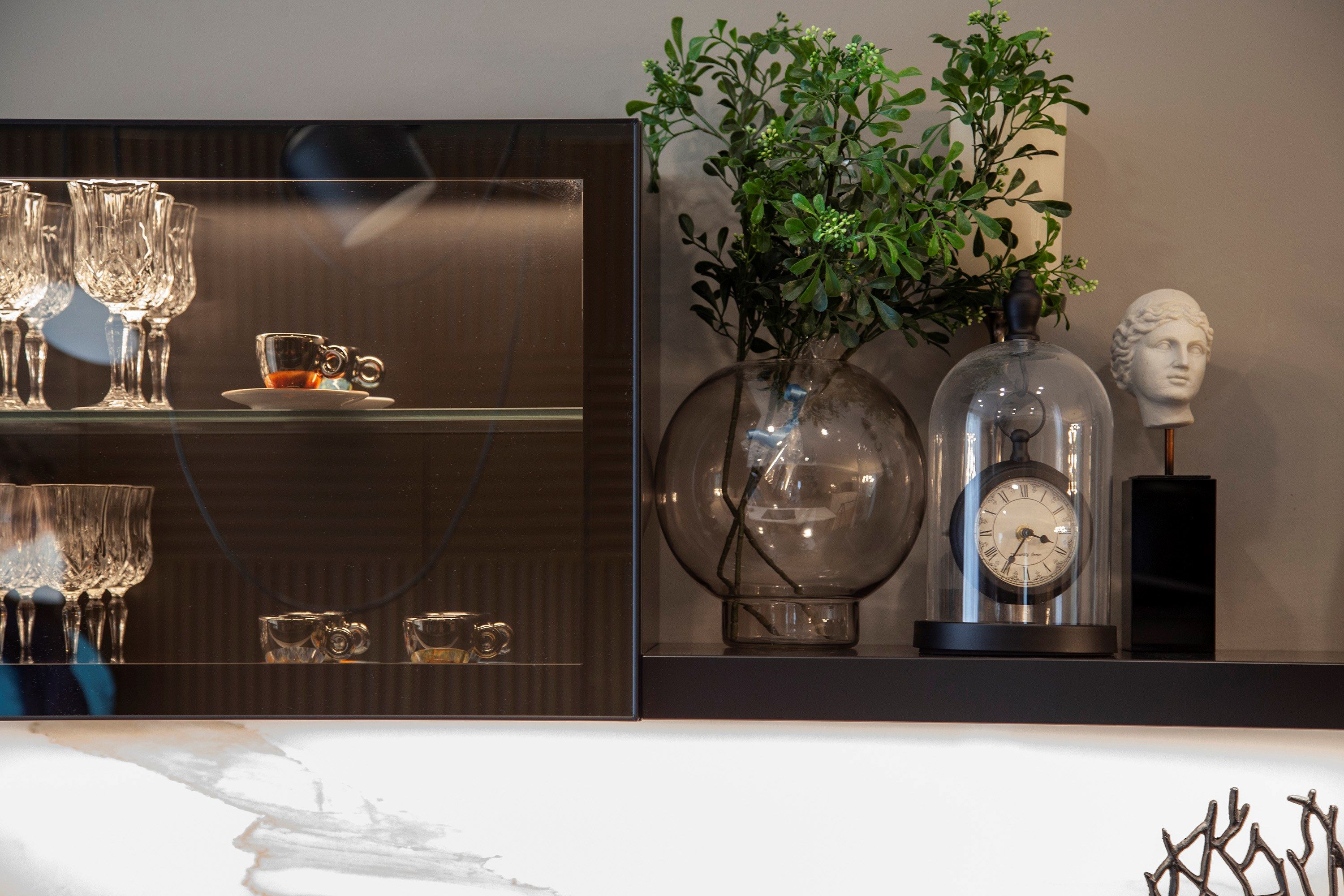 Двусторонняя линейная кухня с центральным островом TM Italia Cucine Miuccia ARCH-00032598 - Вид №5