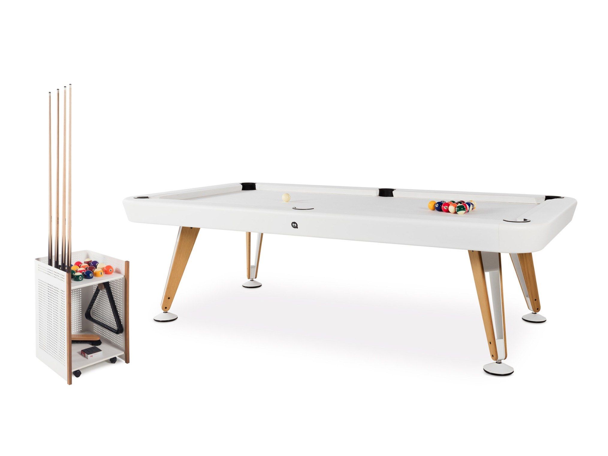 Открытый бильярдный стол из окрашенной стали и дерева RS Barcelona диагональ ARCH-00042076 - Вид №2