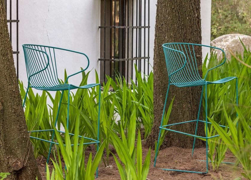 iSimar Стул садовый стальной с подлокотниками Bolonia 8066 / 8065 - Вид №2