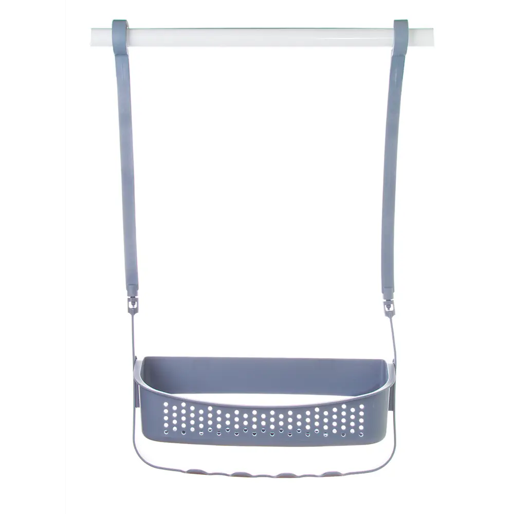 Полка для ванной прямоугольная Raindrops W5682-1G одноярусная 32 см цвет серый Полка 1-ая STLM-2003361 - Вид №1