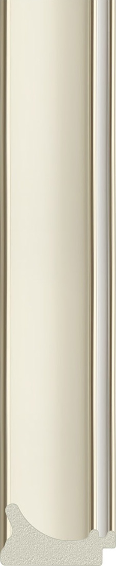 BY 7434 Зеркало в багетной раме - белый с серебром 60 mm EVOFORM Octagon - Вид №3