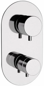 Remer Rubinetterie Смеситель для душа из хромированной латуни с переключателем Minimal thermo Nt 95