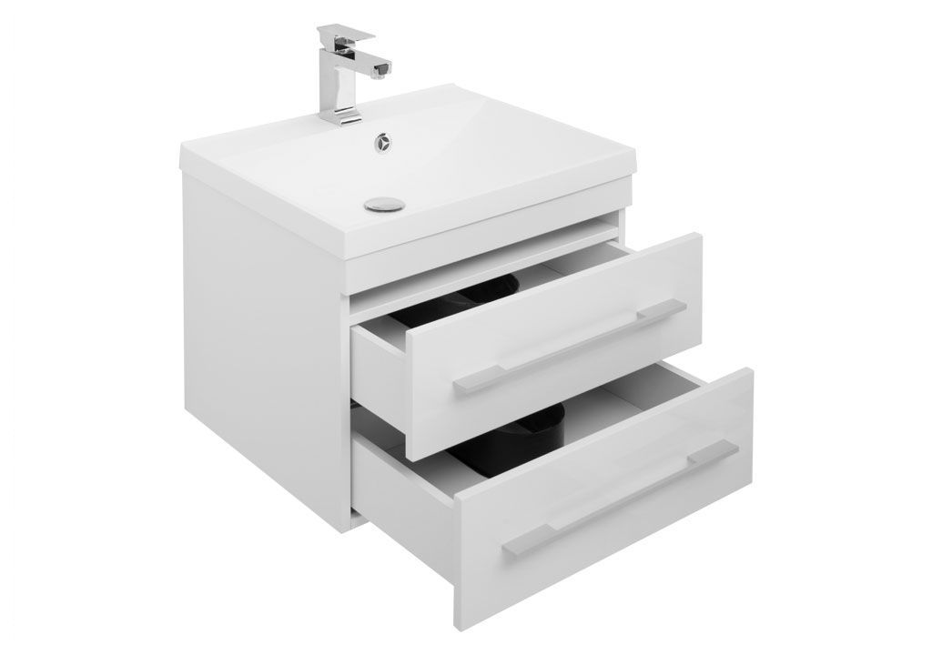 Тумба с раковиной Aquanet Нота NEW 58 белый 0017148300204117 - Вид №3