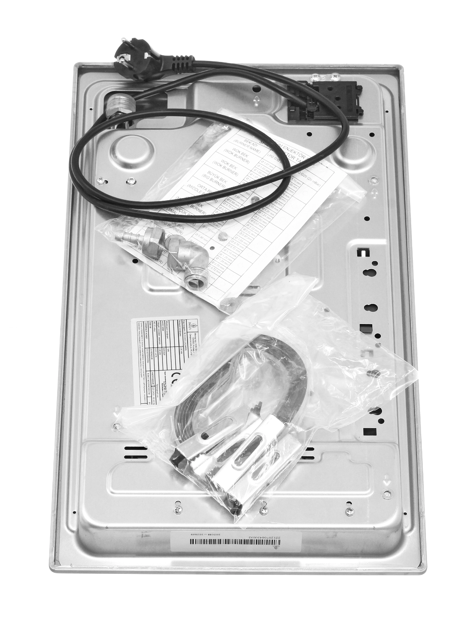 9243832 Газовая варочная поверхность Jacky's JH GI331 STDN-0113147 - Вид №4