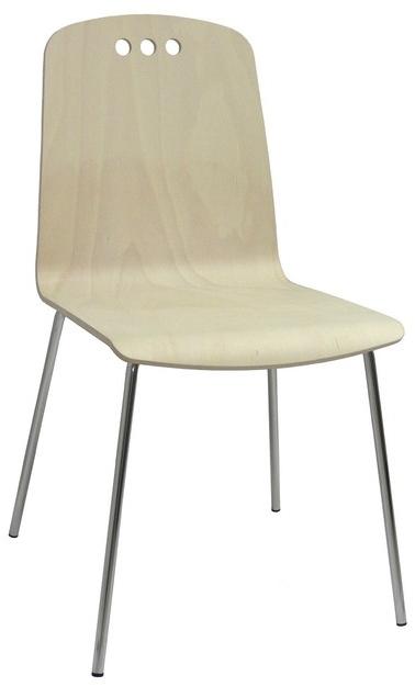 Vela Arredamenti Штабелируемый деревянный стул для ресторана Hole sun-id-1376855 - Вид №1