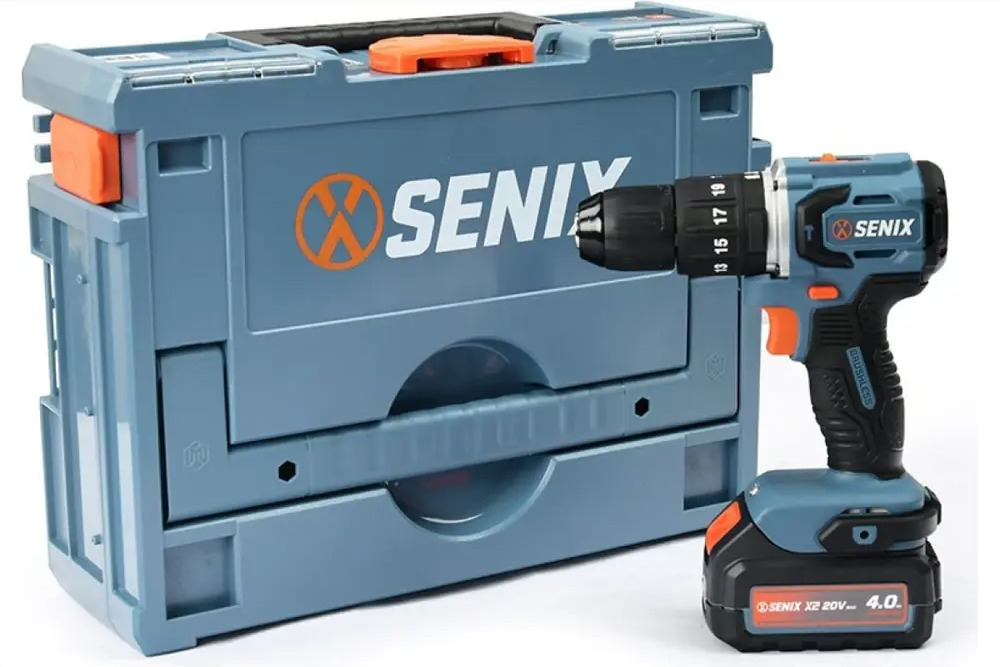 91633798 Дрель-шуруповерт аккумуляторная ударная Senix PDHX2-M2 Set, 20 В Li-Ion 1x4 Ач STLM-0841611