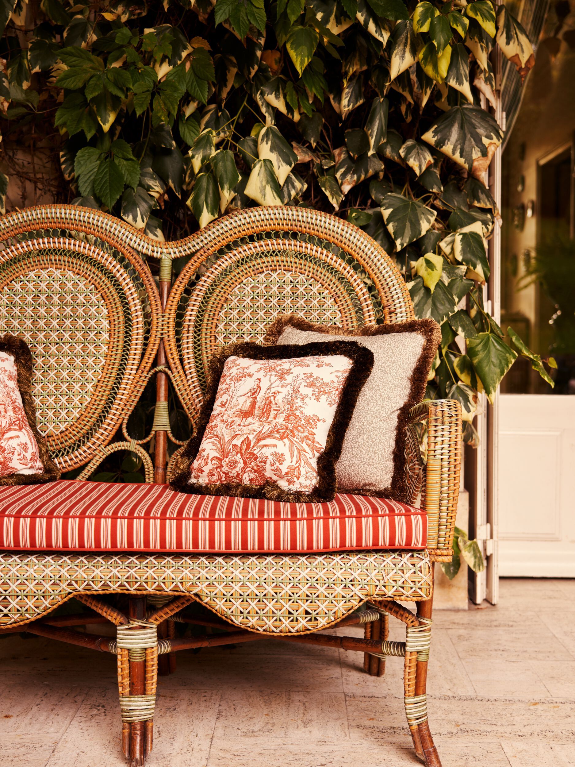 Хлопок шелкография обивочная ткань LELIEVRE Quenin-Belle Époque ARCH-00089078 - Вид №11