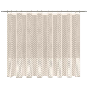 Тюль для кухни "Сиппо" 200x165 см цвет экрю