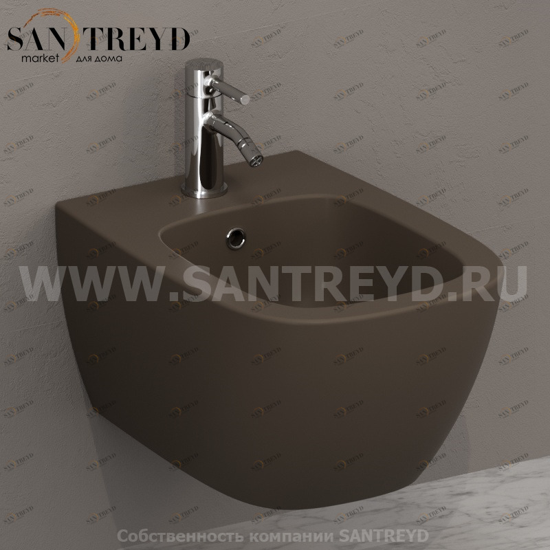 GNS10CS Биде подвесное GENESIS Ceramica Globo