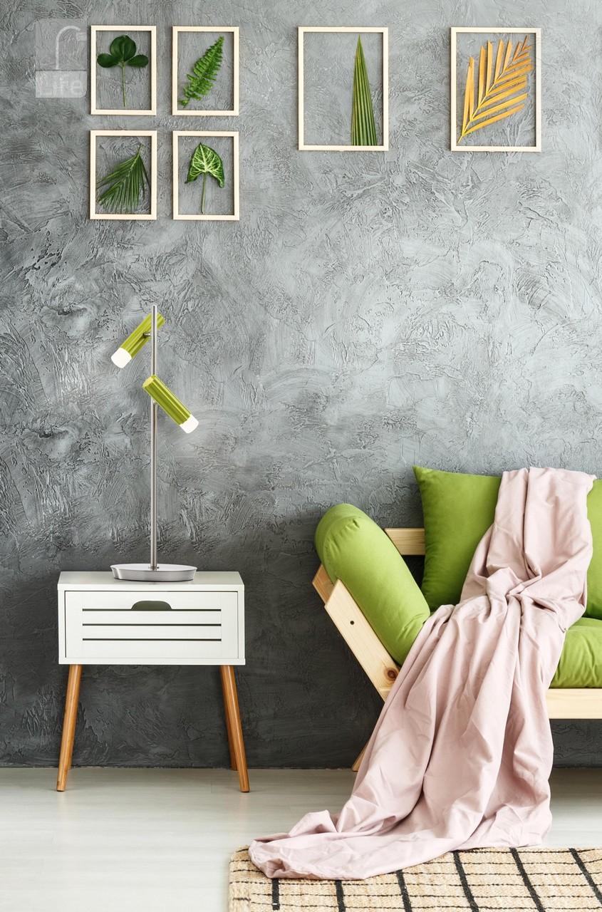 Настольная лампа De Markt Алоэ 1 705030402 DE MARKT ИНТЕРЬЕРНЫЕ 195340 Зеленый  - Вид №1