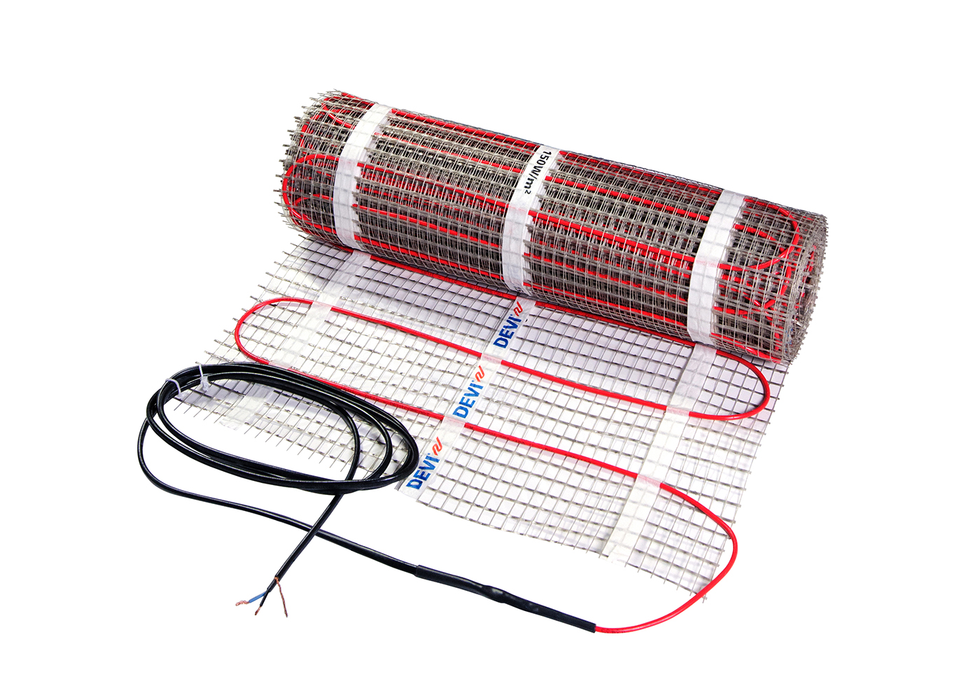 Danfoss DEVIcomfort™ 150T — двухжильные нагревательные маты для теплого пола под плитку DEVIcomfort 150T мат 300Вт 230В 2м² 83030566 