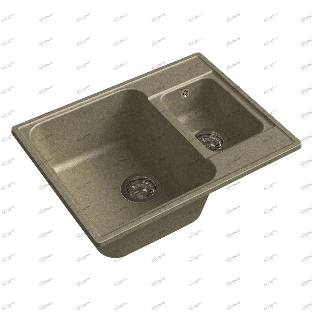 RQ233 топаз Мойка кухонная прямоугольная Raiber 