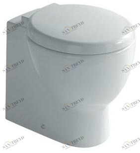 Приставной унитаз напольный Белый Galassia El1 / el2 Италия sun-id-1452204