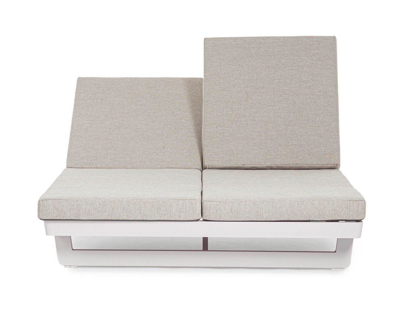 Двуспальная Садовая кровать с откидной спинкой из ткани BIZZOTTO Infinity ARCH-00146057 - Вид №9