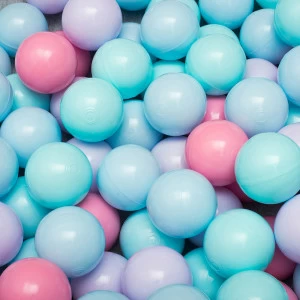 Шары для сухого бассейна "Пастель", 200 штук VAMVIGVAM  281497 Фиолетовый;голубой;розовый