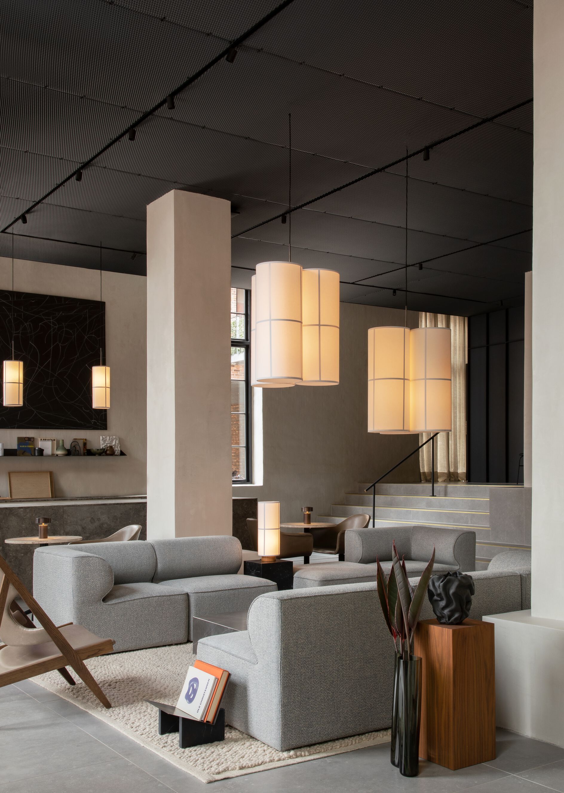 Подвесной светильник из льна Audo Copenhagen Hashira ARCH-00104800 - Вид №17