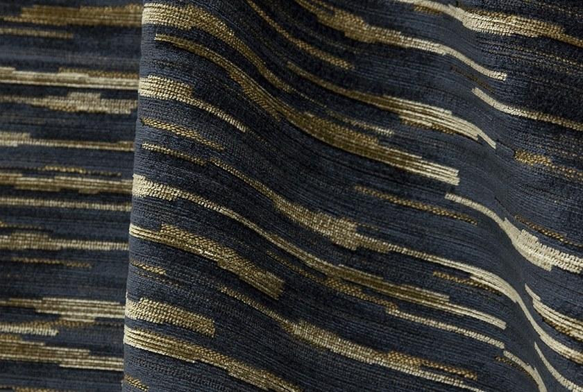 LELIEVRE Блестящая ткань в полоску Nature précieuse 0611 - Вид №2