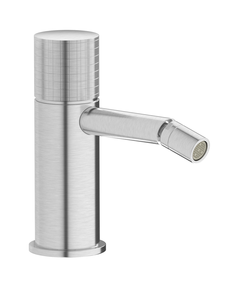 Смеситель для биде на 1 отверстие в комплекте с донным клапаном. WE ARE IB ga220ss Brushed Nickel Gatsby