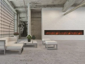 BRITISH FIRES Встроенный электрический открытый камин