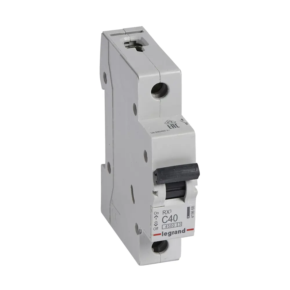 Автоматический выключатель Legrand RX3 1P 40А - защита электросети 89334873 STLM-1369342
