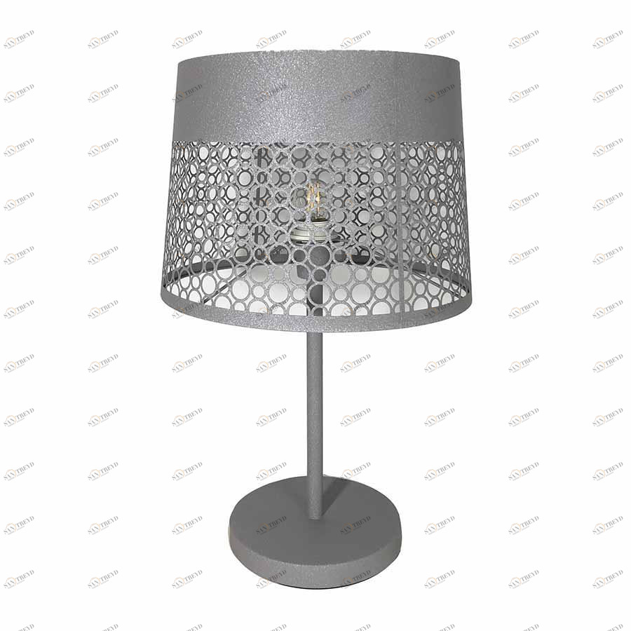 Лампа настольная серая Seven Fires "Карвед" 39103.04.84.01C SEVEN FIRES КАРВЕД 00-3907820 Серый 