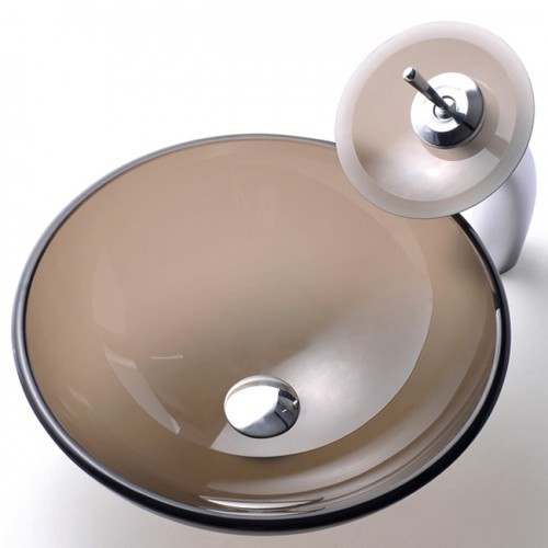 C-GV103FR-KGW1700-PU10 Накладная раковина на столешницу  прямоугольная Krausru  - Вид №1