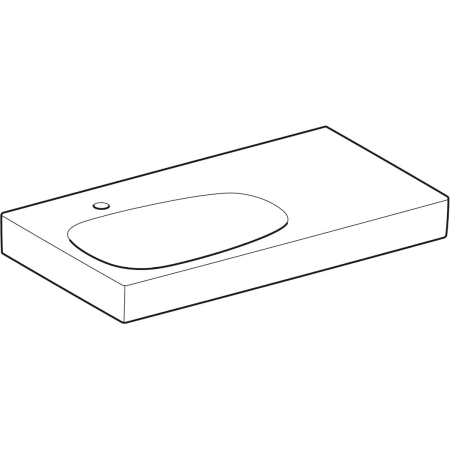 500.549.01.1 Раковина Geberit Citterio с полкой Geberit  - Вид №9