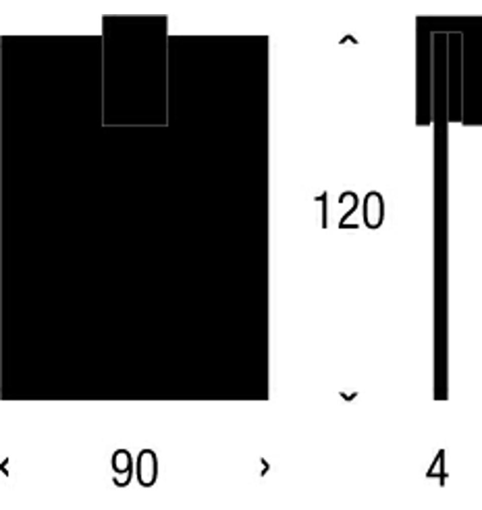 FROST Полка 5, 9см » матовая. цинк / латунь Матовый Q303309010  - Вид №3