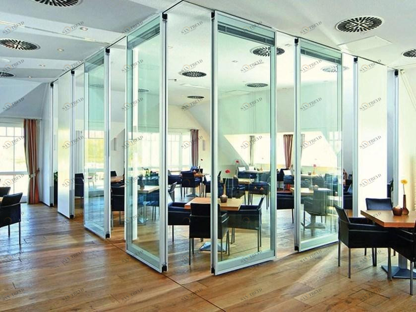 Dormakaba Оперативная стеклянная перегородка для офиса sun-id-1484507