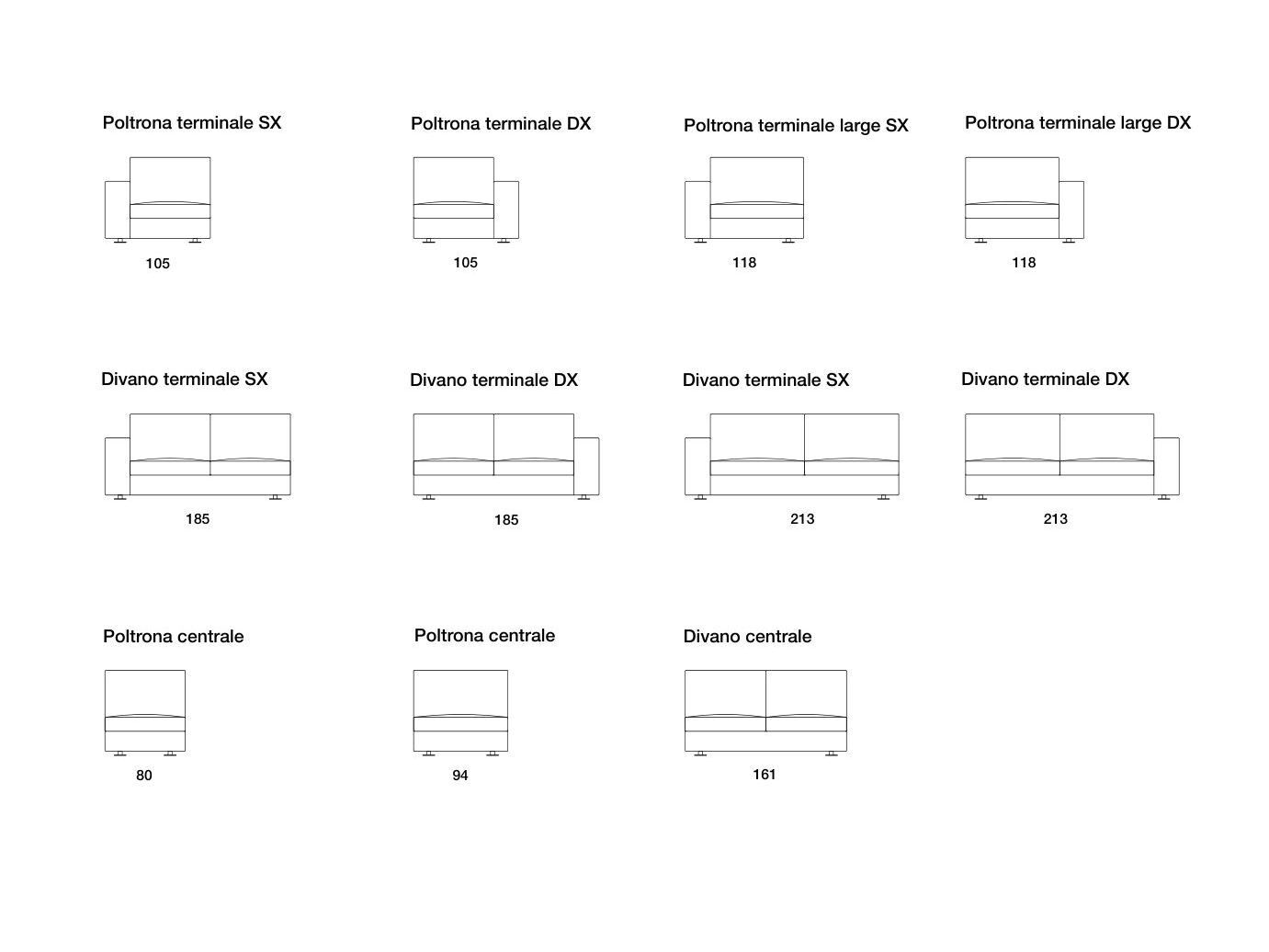 Модульный диван Former In Italia HERALD EVO ARCH-00111514 - Вид №6