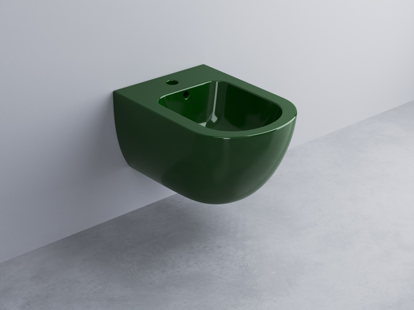 EJBSR-AL Биде подвесное с одним отверстием под смеситель, в комплекте с крепежами Enjoy Mini 48 cielo Enjoy + Amedeo Ceramica Cielo