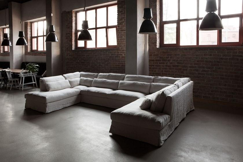 Sits 5-местный модульный угловой диван в ткани Sara sun-id-1464751 - Вид №3