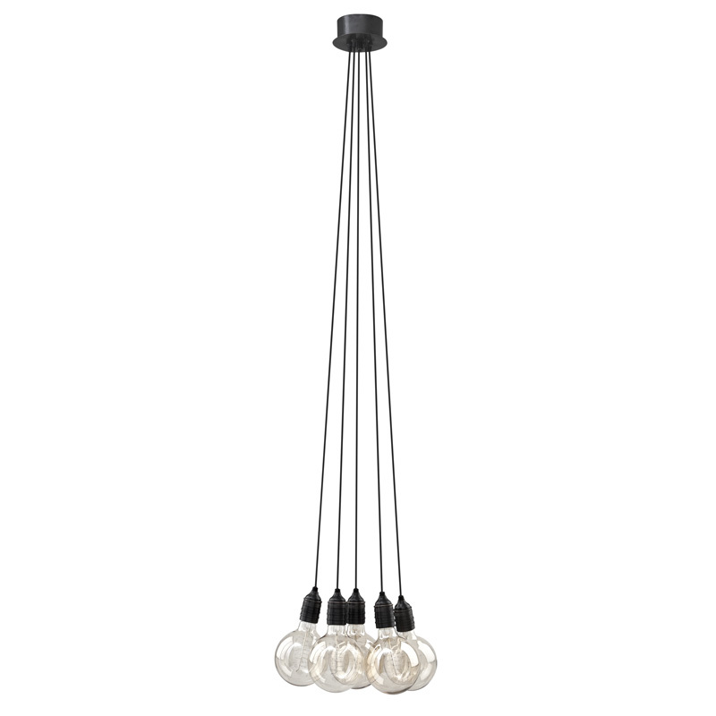 Крепление для винтажных лампочек 5шт от Eichholtz Чёрное 108626 EICHHOLTZ EICHHOLTZ 060548 Чёрный  - Вид №4