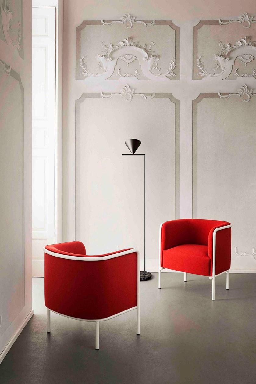 GABER Кресло из ткани с подлокотниками Place sun-id-1443357 - Вид №6